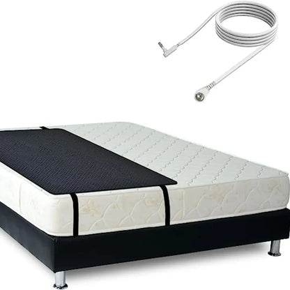 Grounding Leather Mattress Grounding Sleep Mat Conductive Leather Earthing Mattress Pad for Better Sleep Reduce Stress